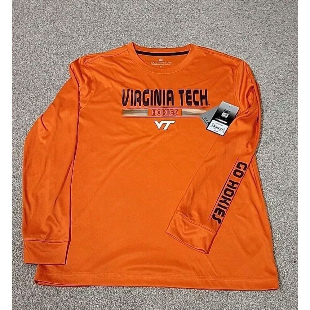 NWT Virginia Tech Hokies Colosseum VT Collegiate T-Shirt Maroon Size Youth Large